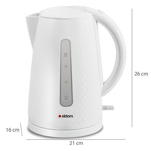 Cordless Kettle 1.8L, 2000W, Black