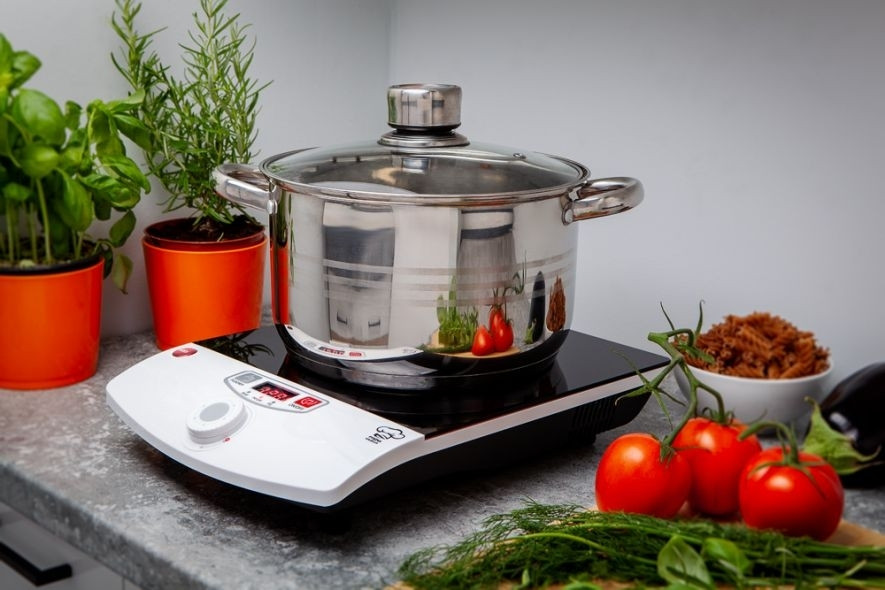 Cuisinière à induction Verre cristal 3 programmes
