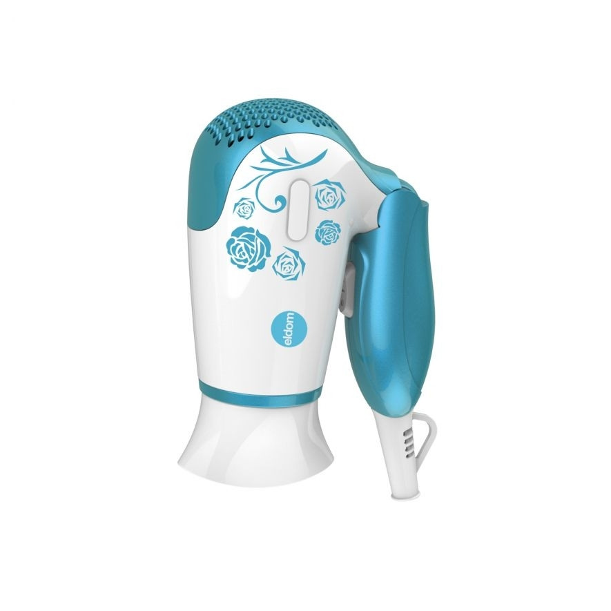 Blue Tumble Dryer, Foldable Handle, 1400W