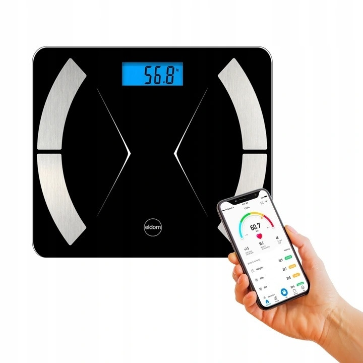 Personenwaage Bluetooth 12 Messparameter Smart