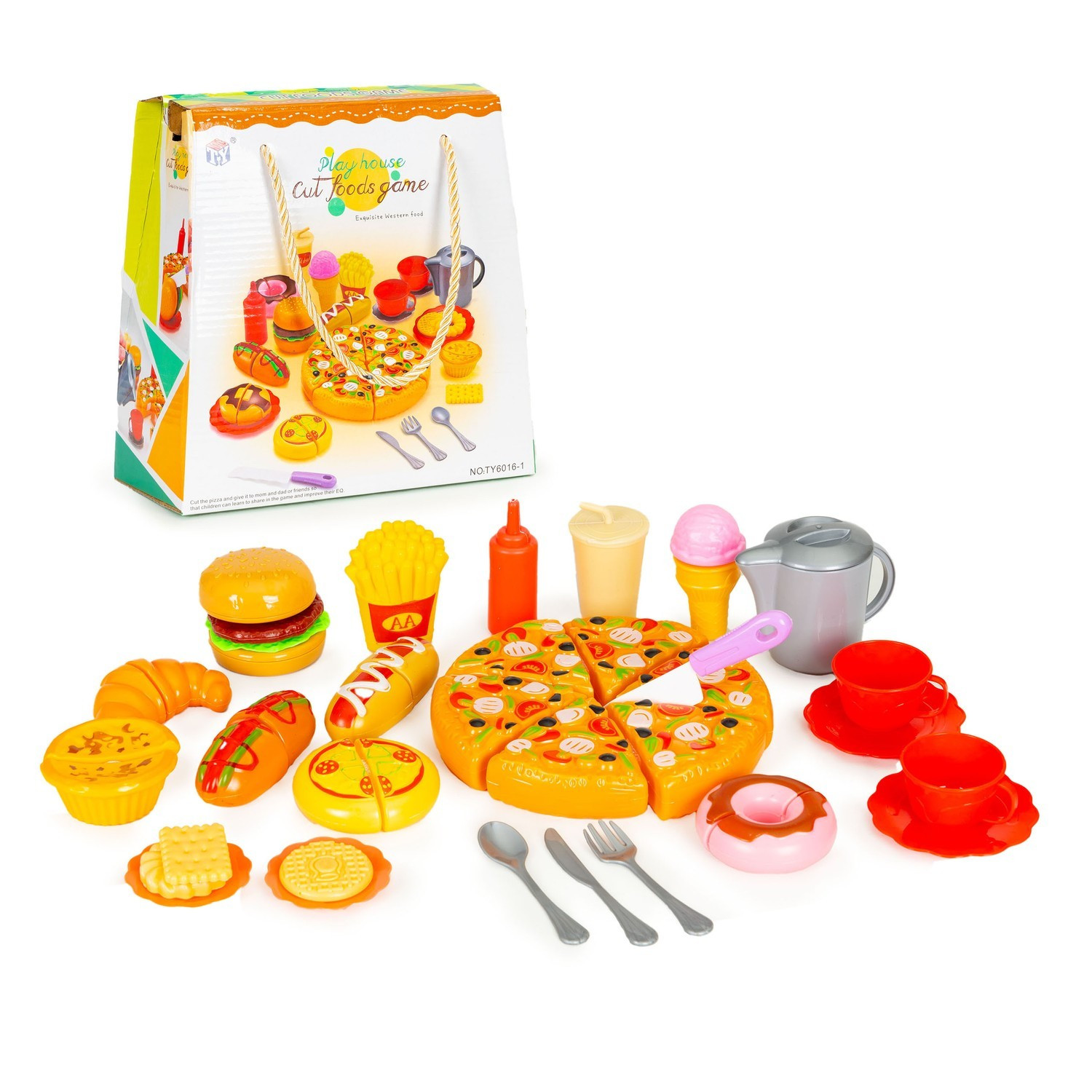 Il set di cibo da gioco per bambini 3+ - 42 pezzi