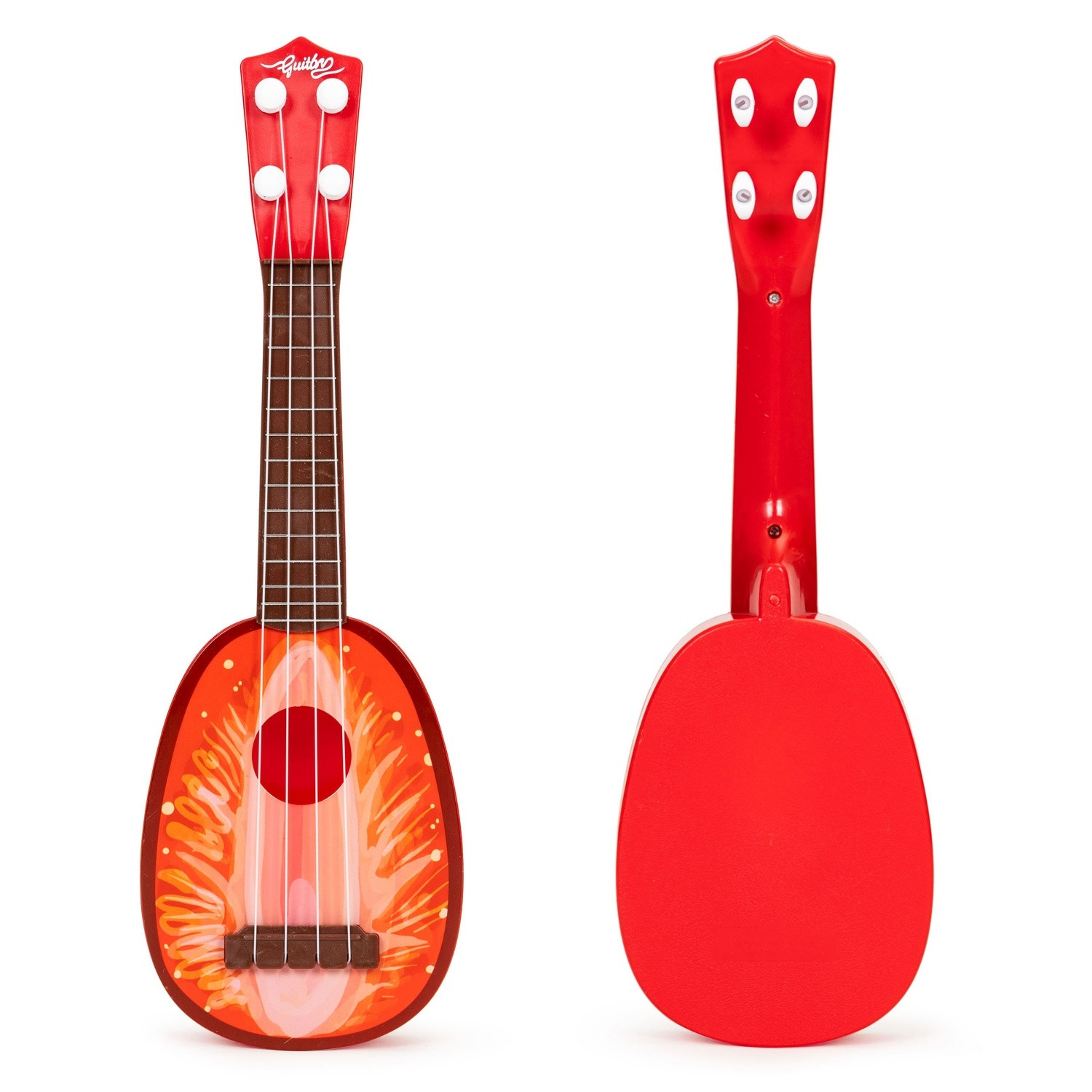 Children's Ukulele 3+ Strawberry pattern Nylon strings