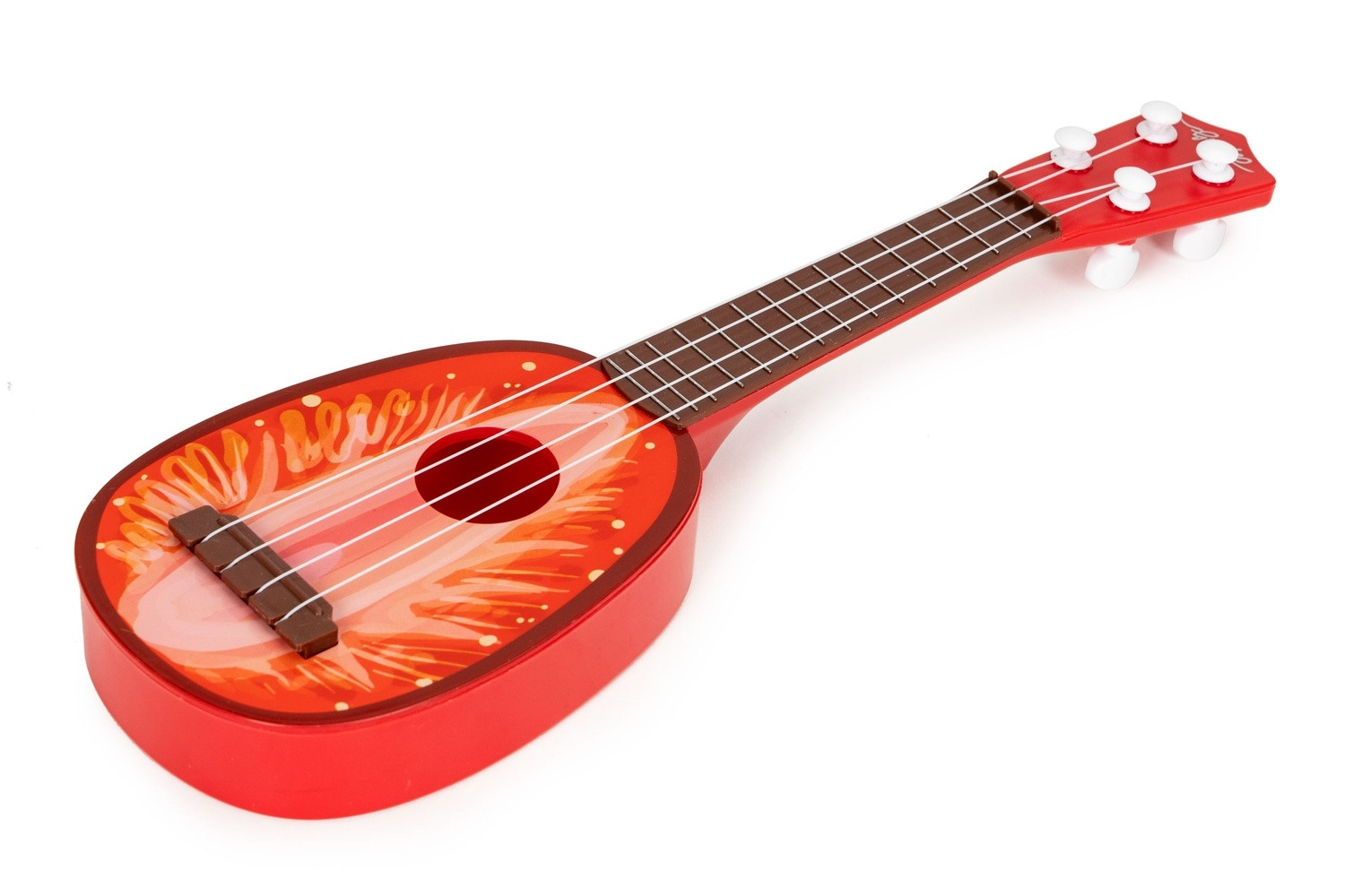 Children's Ukulele 3+ Strawberry pattern Nylon strings
