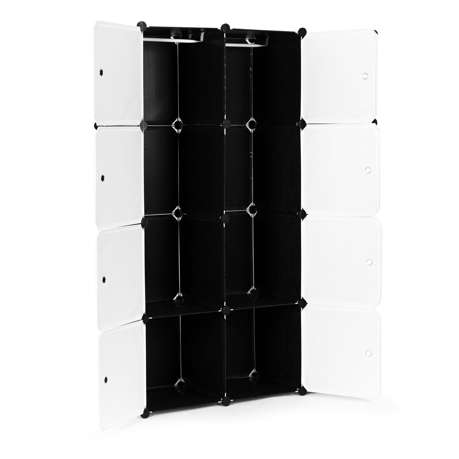 Modular Wardrobe 8 Shelves, Stable & Easy Assembly