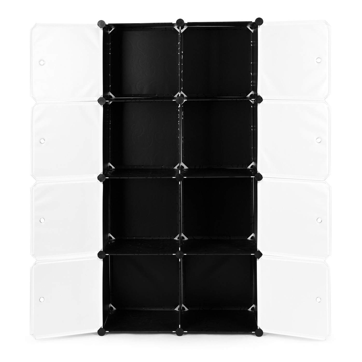 Modular Wardrobe 8 Shelves, Stable & Easy Assembly