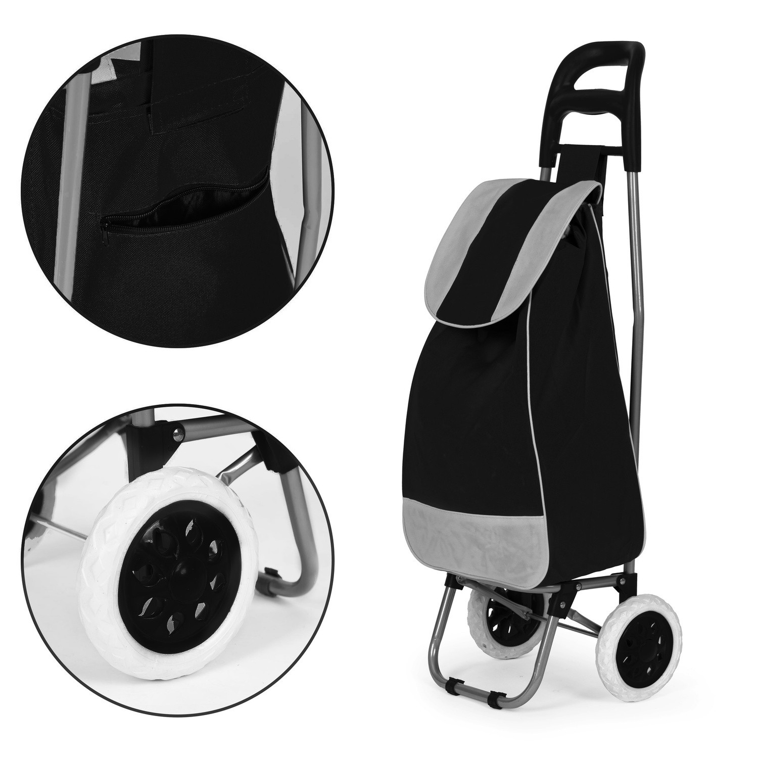 Ergonomic Senior Stroller with Rubber Wheels