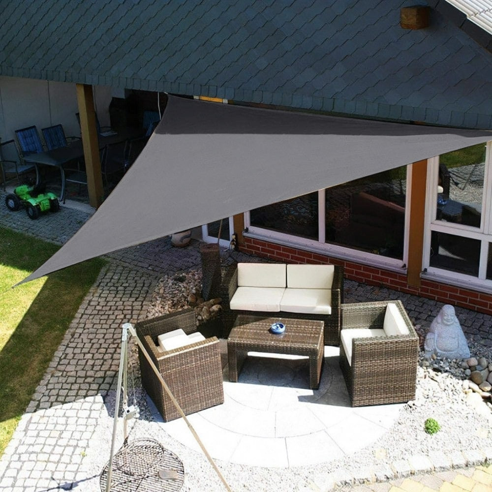 Vela solar triangular 3x3x3m - Protección UV impermeable