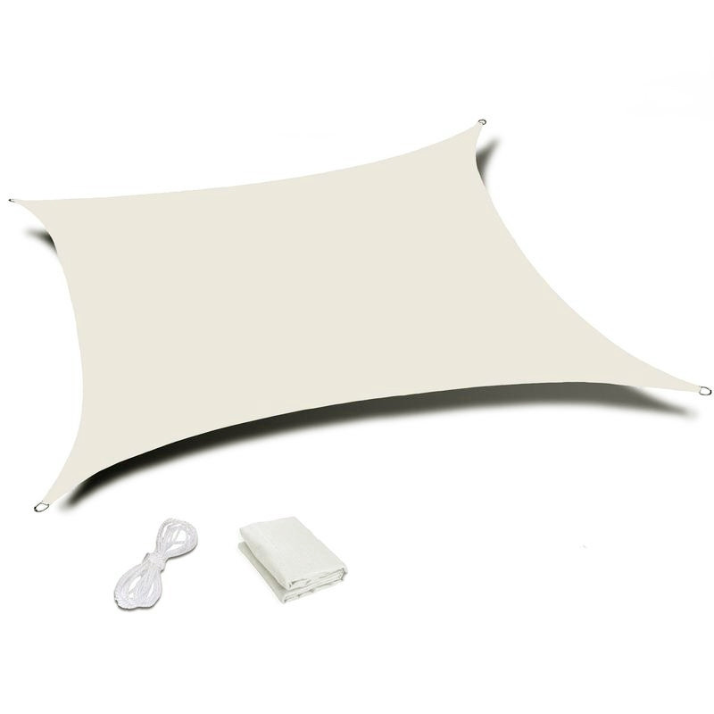 Vela solar rectangular 2x3m - Protección UV impermeable