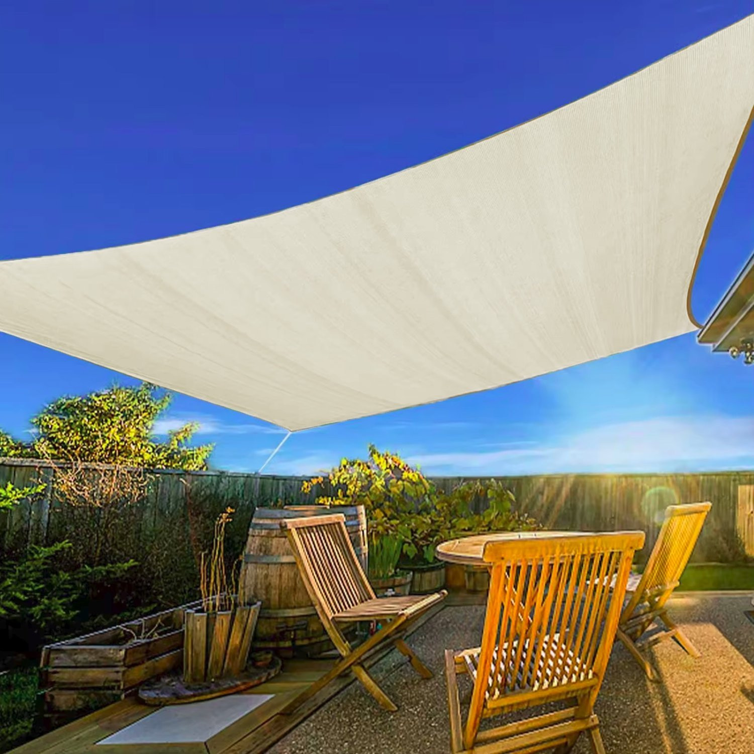 Sun sail Rectangular 2x3m - Waterproof UV protection