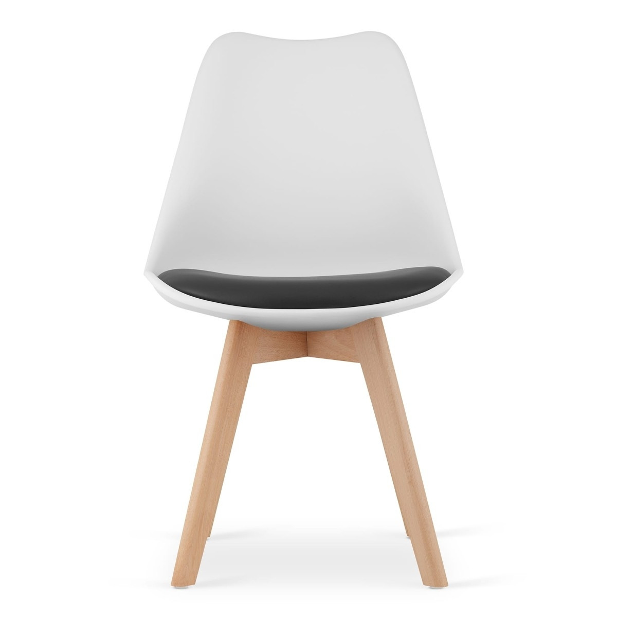 Ergonomic chairs 4-pack - White/Black Design
