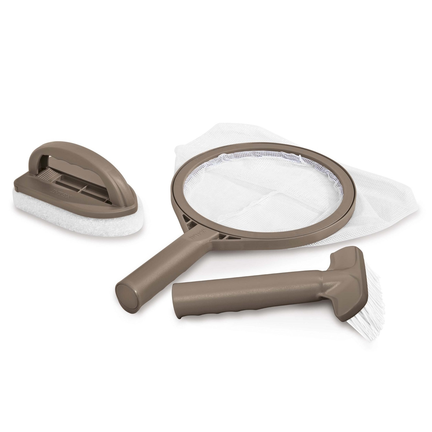 Cleaning set for Pool & Jacuzzi - Brush, Net, Sponge