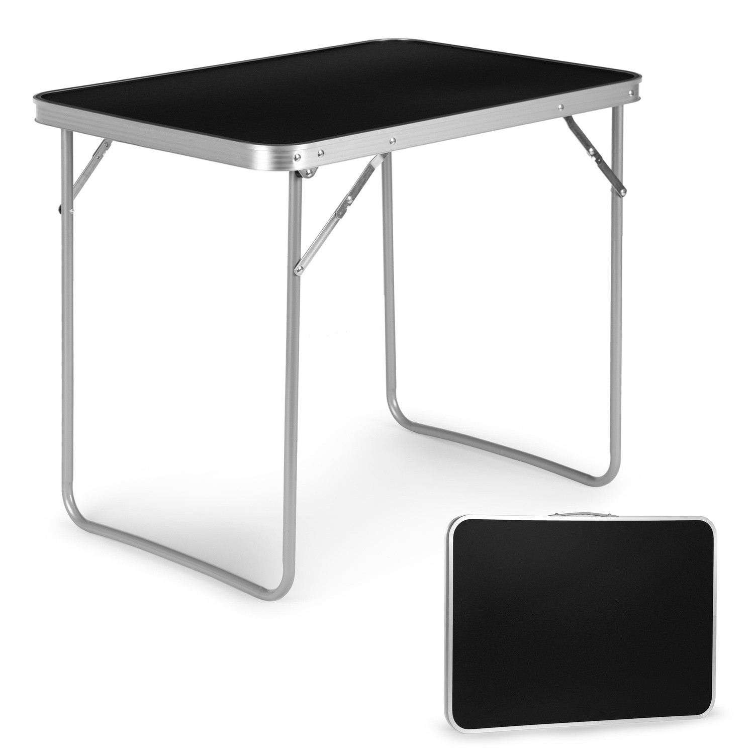 Folding Camping Table 80x60 cm - Light and Stable