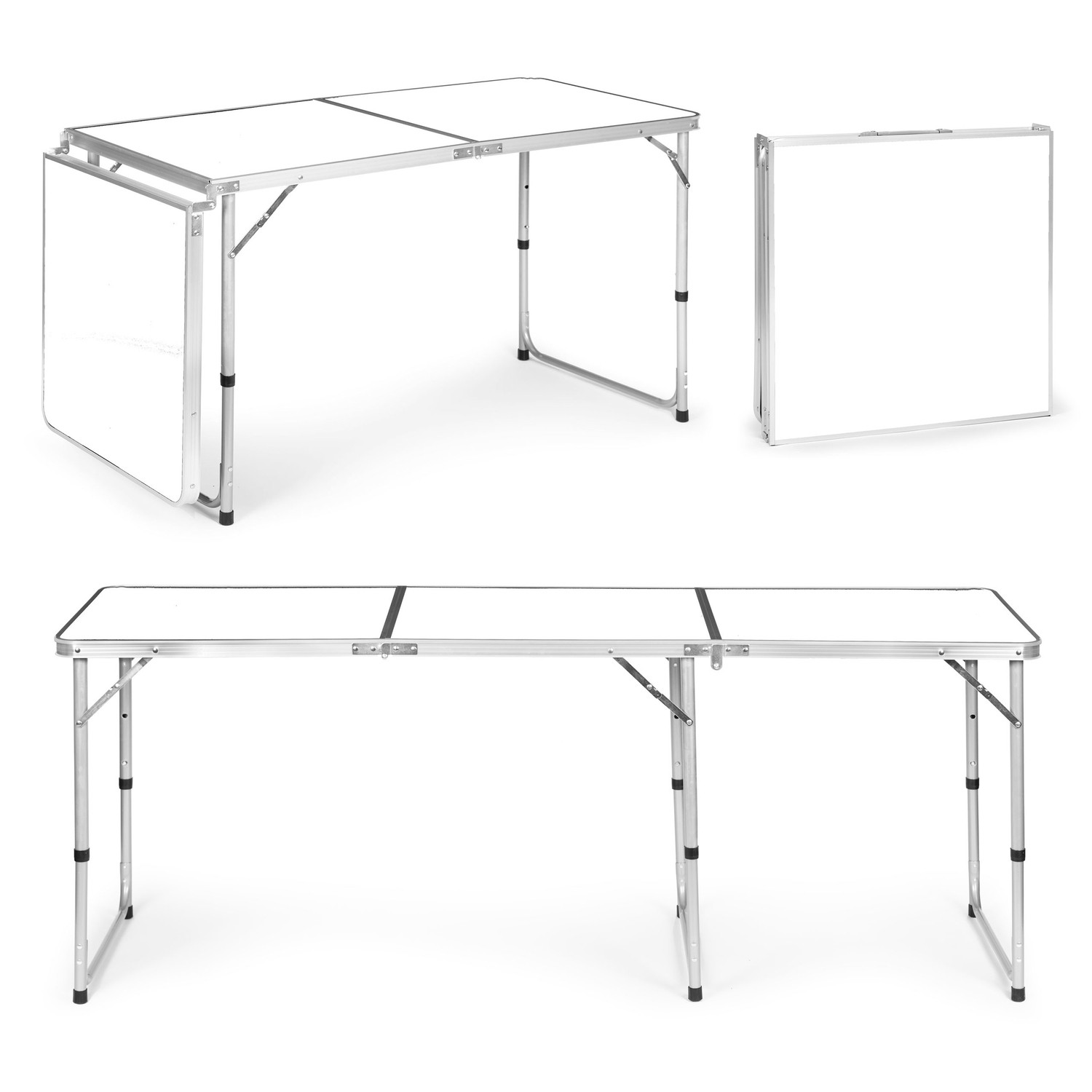 Folding Camping Table 180x60 cm - Light & Stable