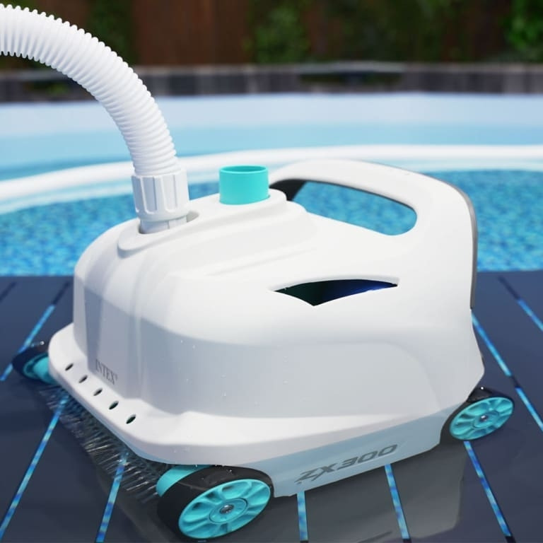 Automatic Pool Vacuum Cleaner 2 Brushes 6.5m Hose