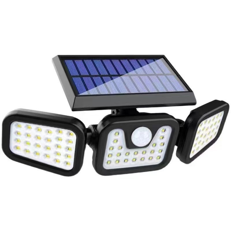 Solartuin LED-lamp met bewegingssensor, 4 standen