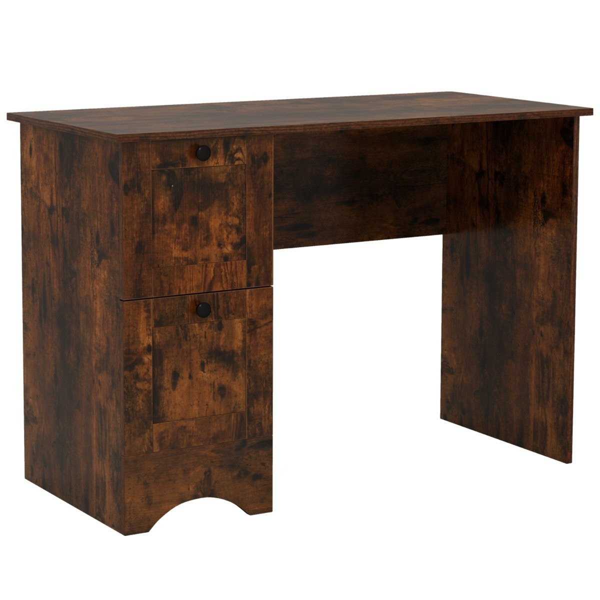 Computer table with 2 drawers, desk, robust gaming table, dressing ...