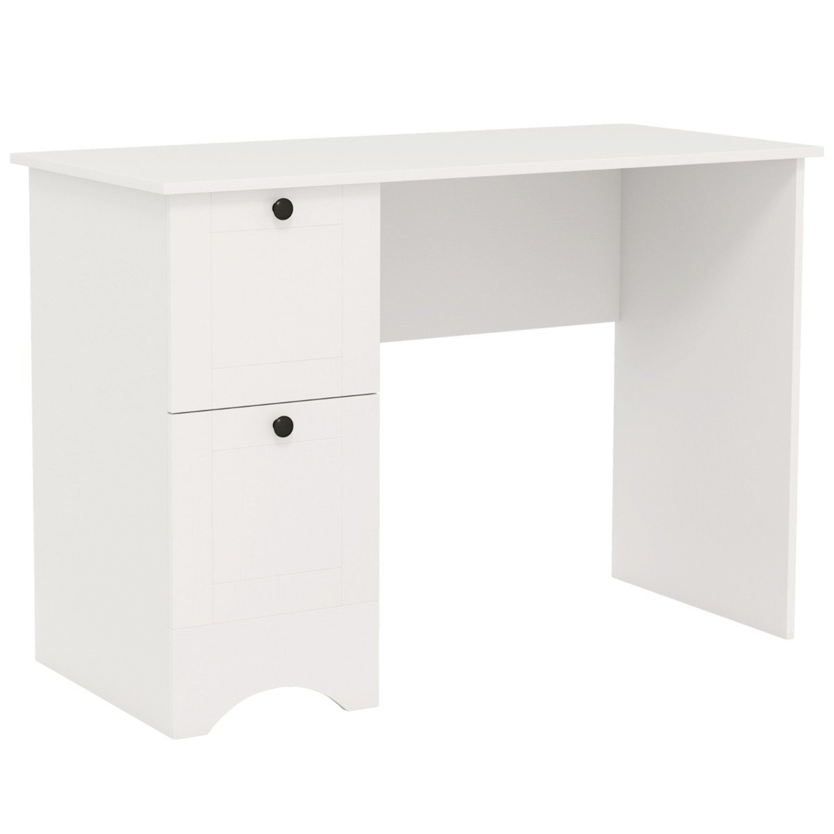 Computer table with 2 drawers, desk, robust gaming table, dressing ...