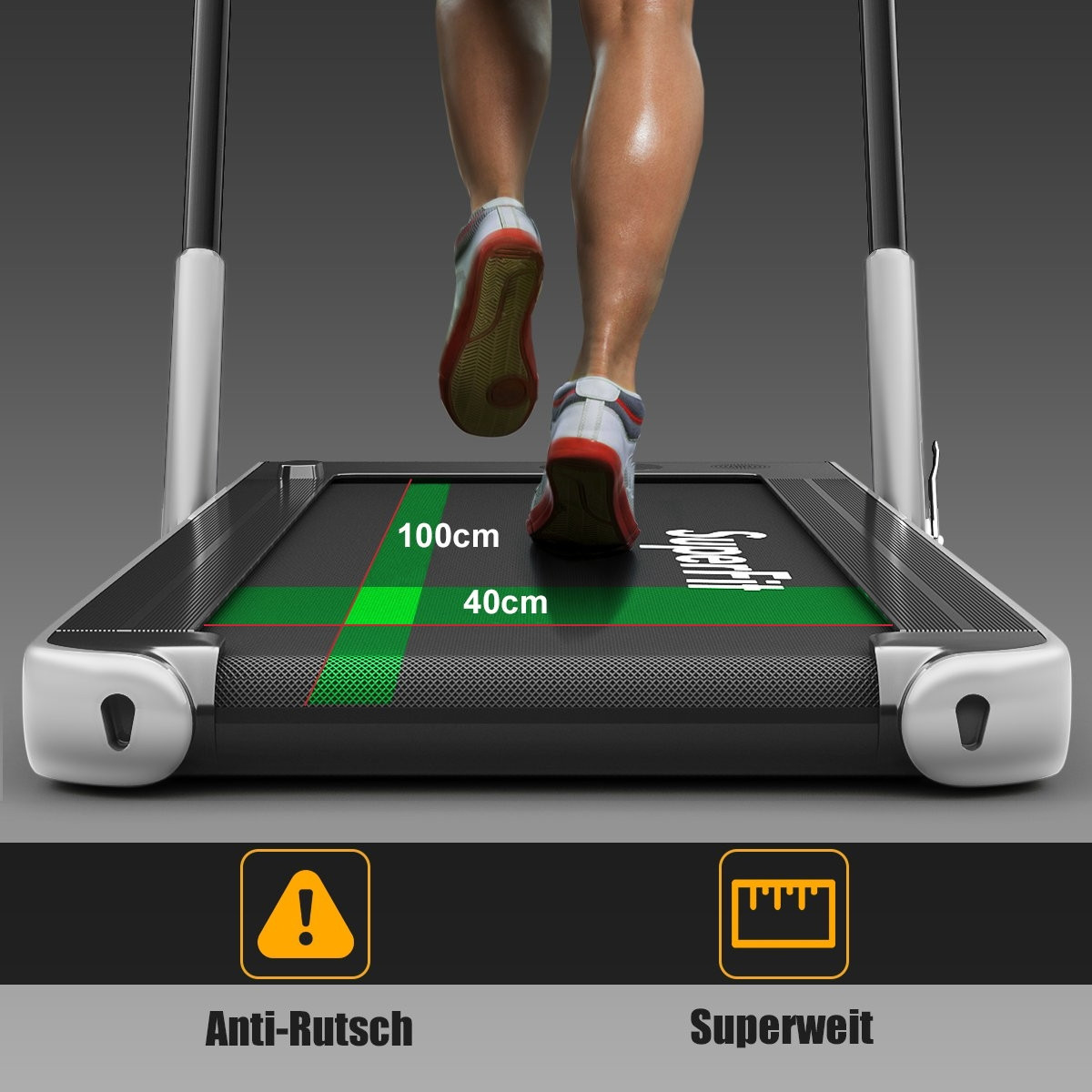 Electric treadmill adjustable speed remote control Bluetooth foldin...