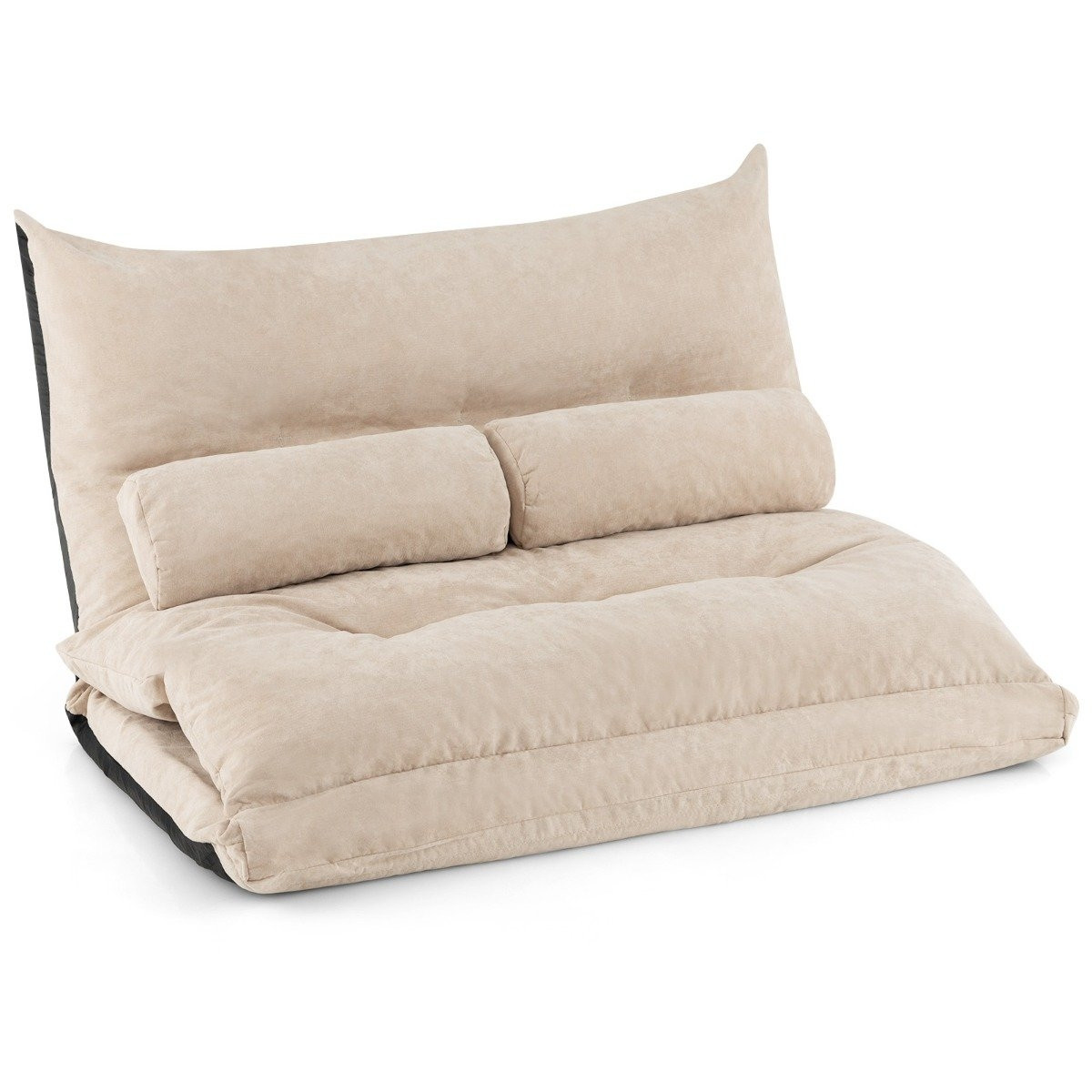 3 in 1 folding floor sofa with sleeping function & adjustable backr...