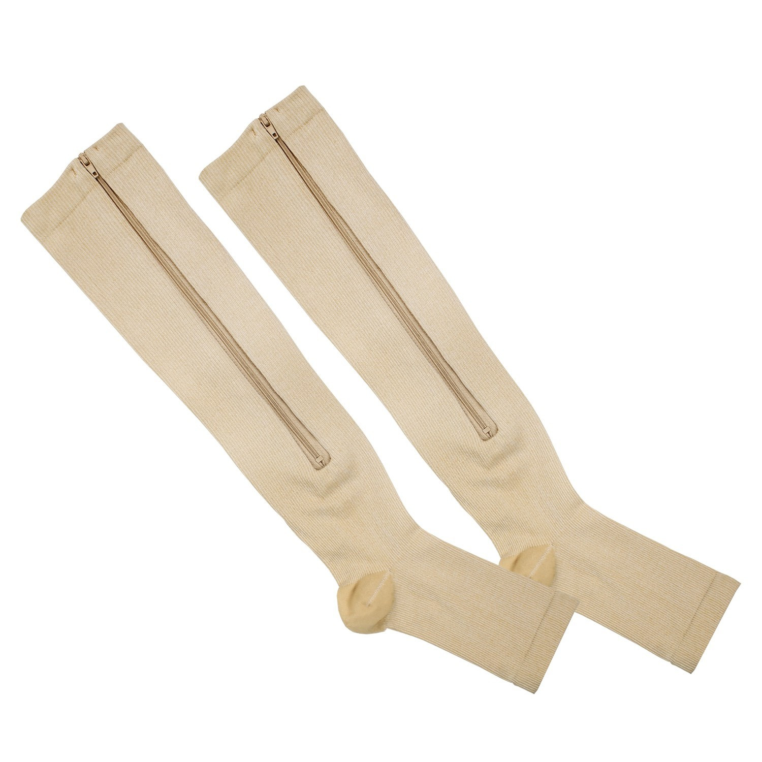 Wellys Bas de compression avec fermeture éclair