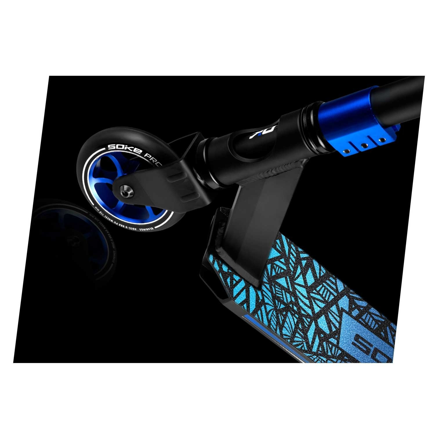 SOKE PRO blauwe stuntstep