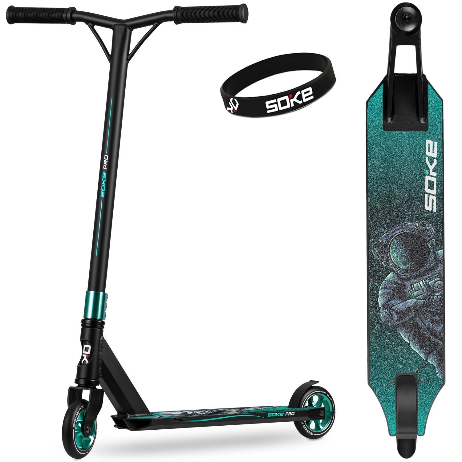 SOKE PRO Stuntstep Turquoise