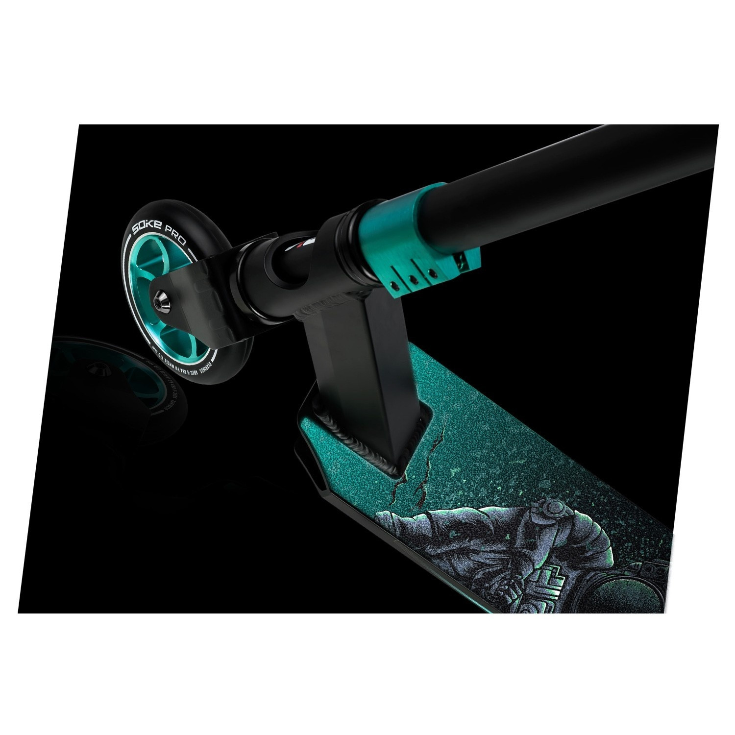SOKE PRO Stuntstep Turquoise
