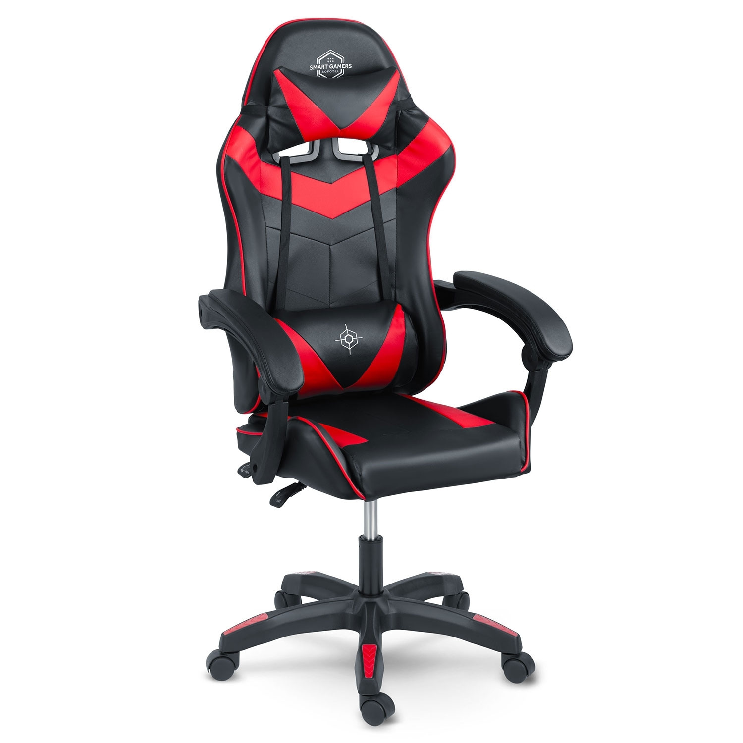 Sedia da gaming Sofotel Draknor nera e rossa