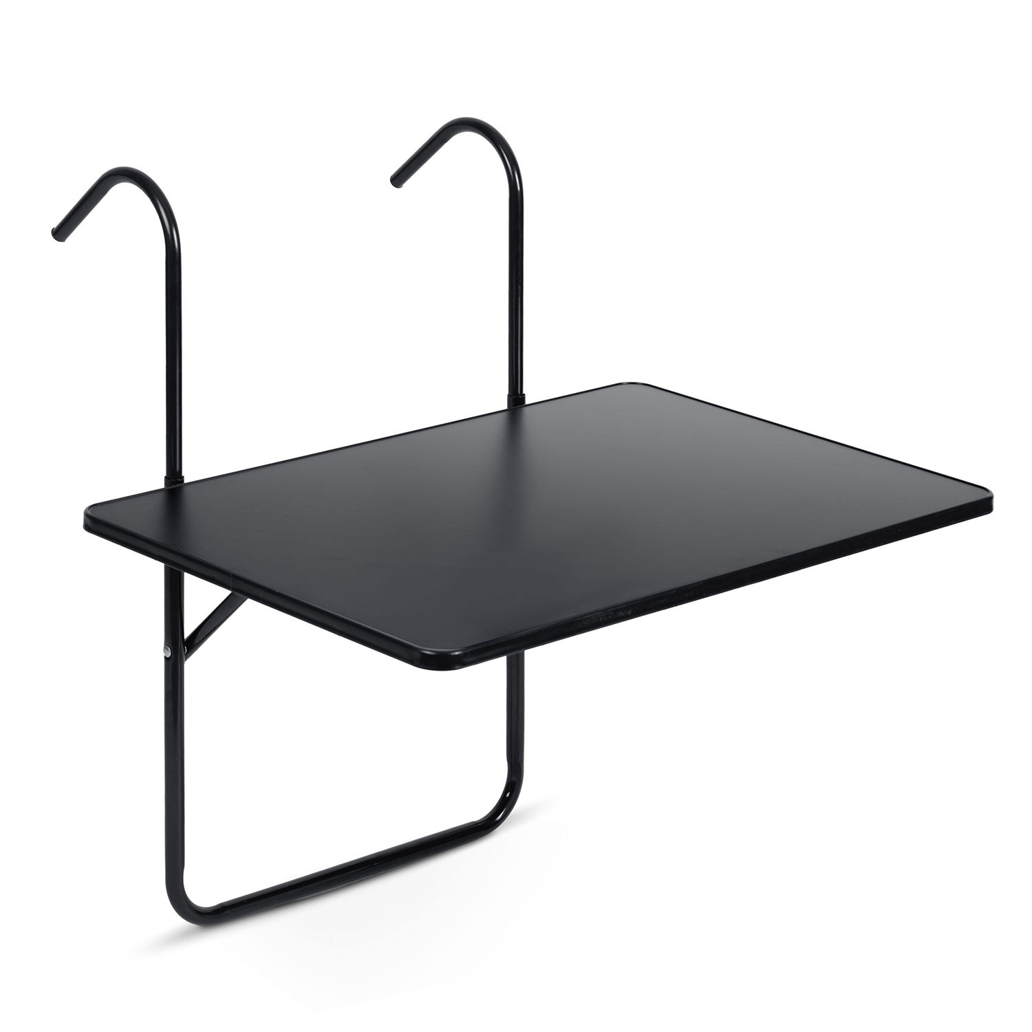 Table de balcon durable pliable 60x43cm Sofotel SO-982 noire