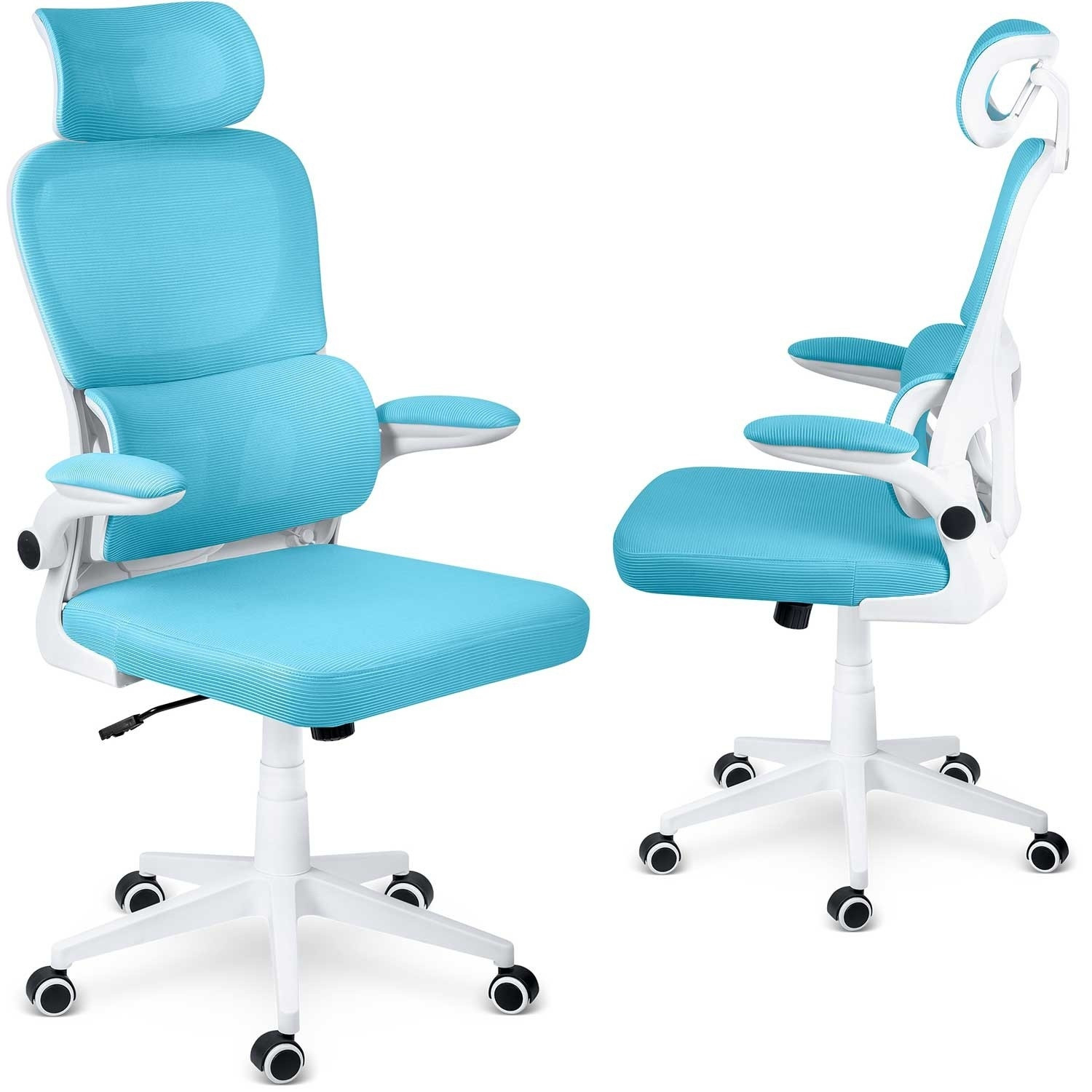 Micro-mesh bureaustoel Sofotel Formax blauw
