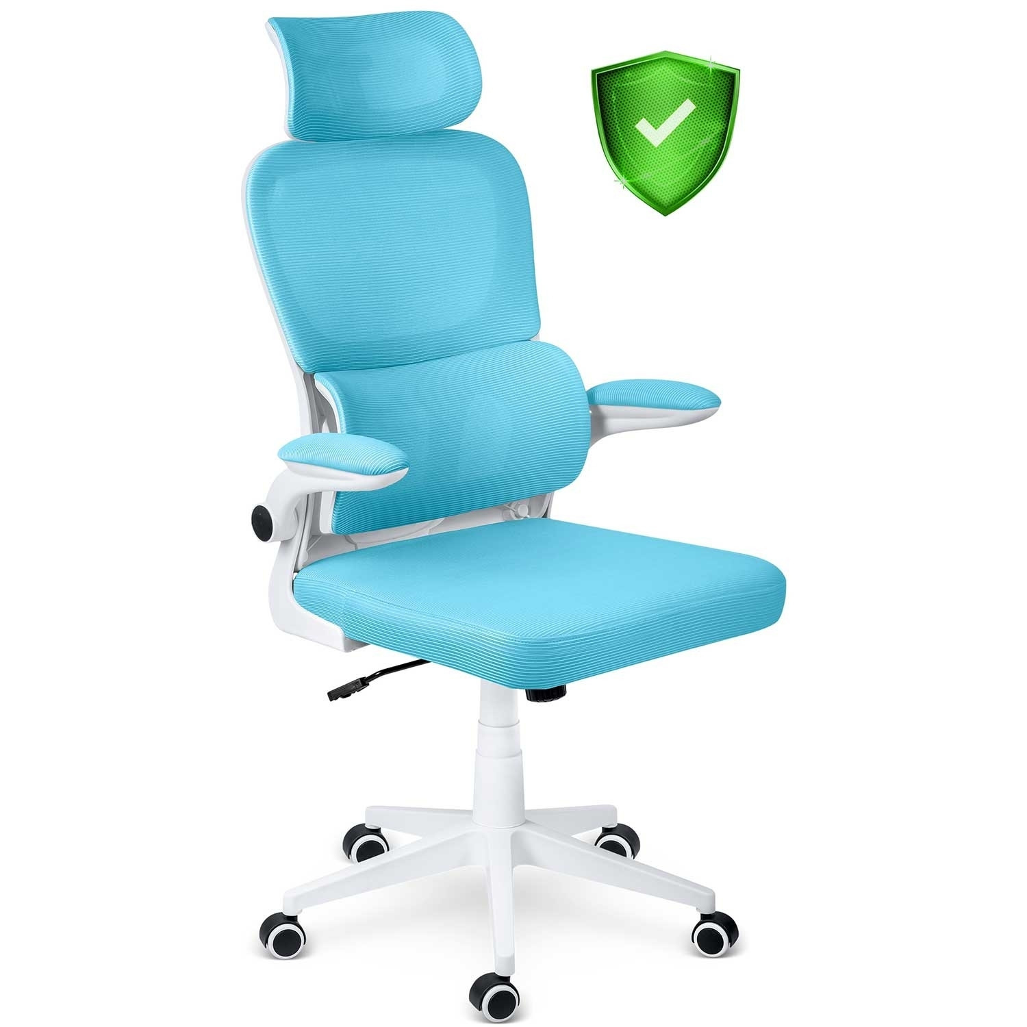 Micro-mesh bureaustoel Sofotel Formax blauw