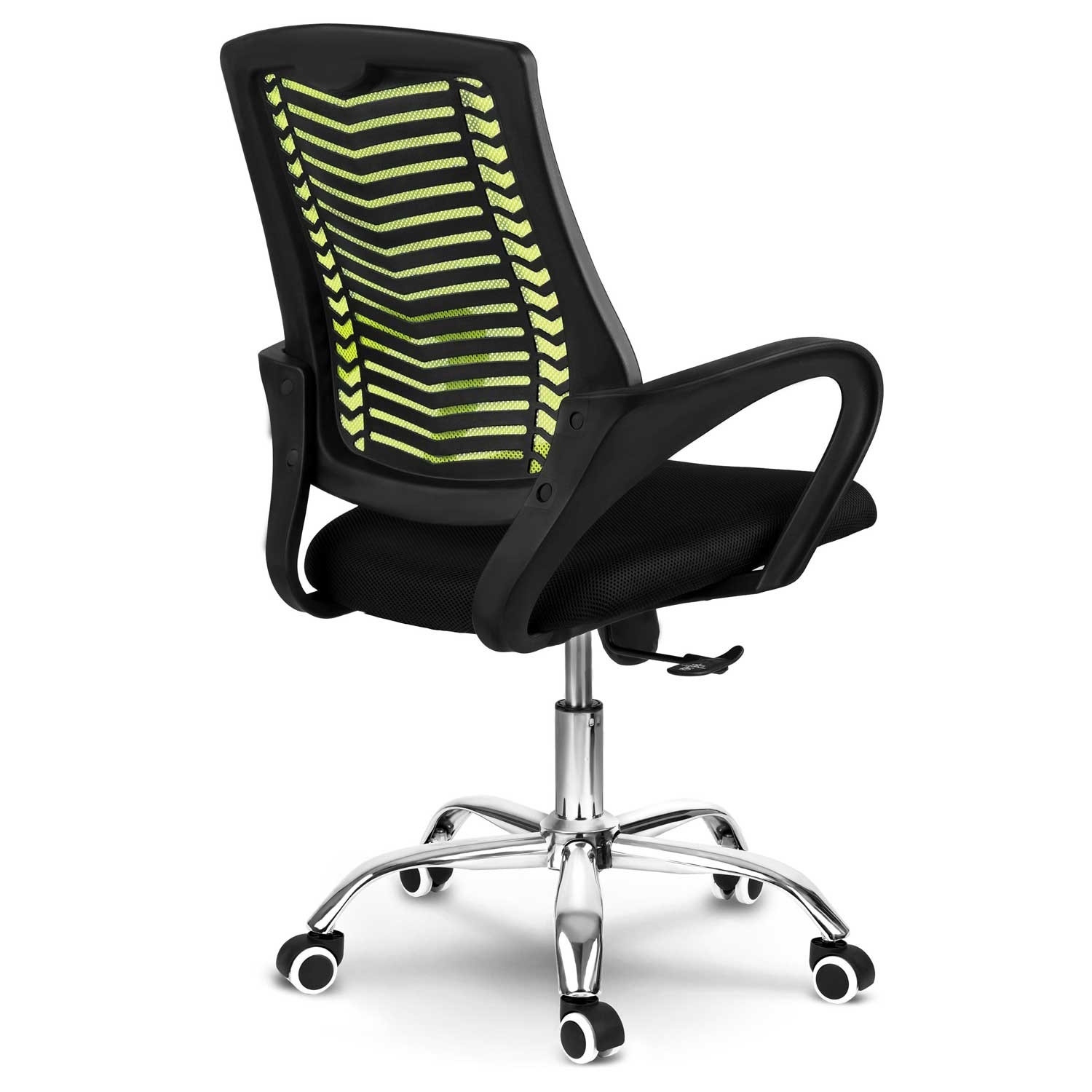 Chaise de bureau en micro-maille Sofotel Denar verte