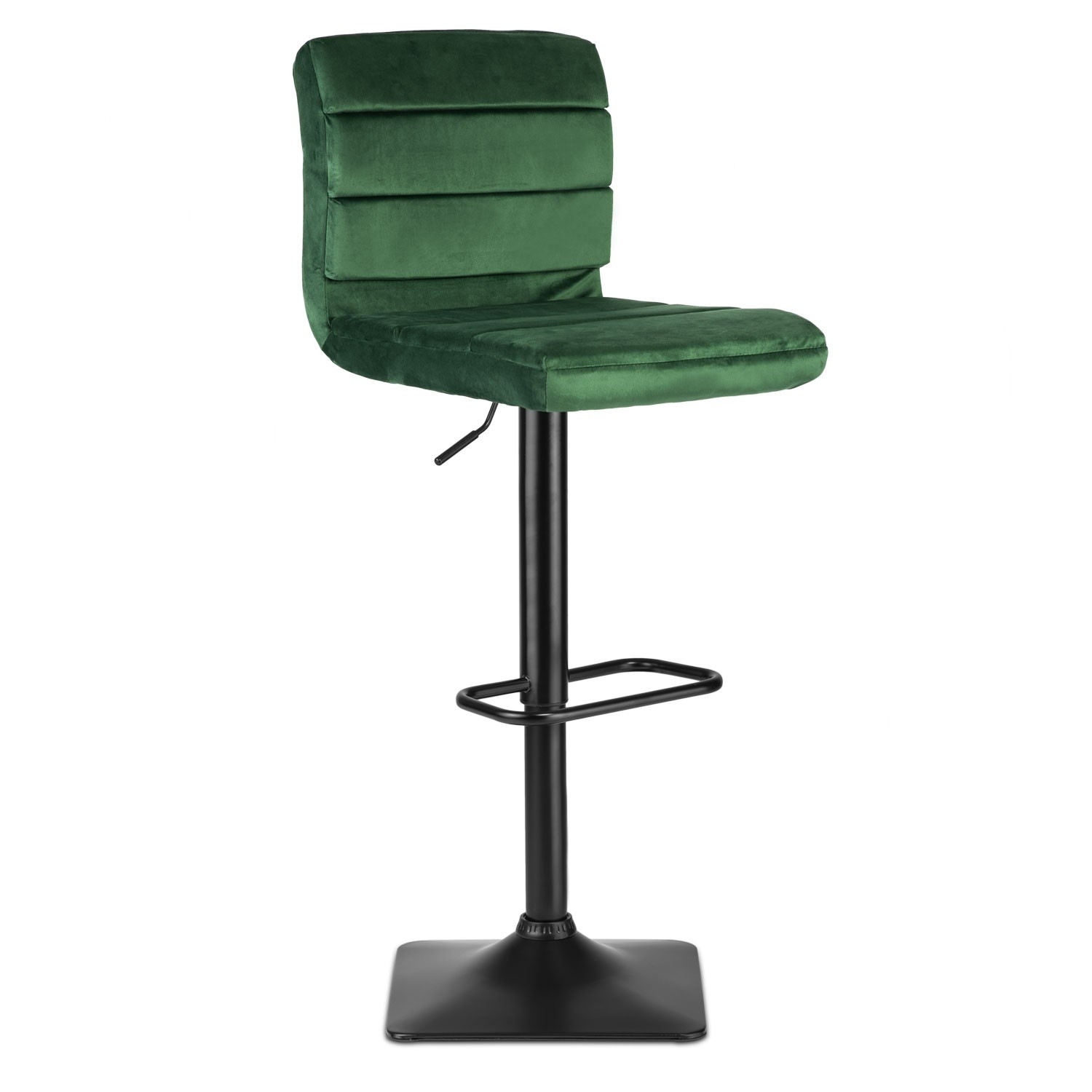 Tabouret de bar avec dossier Drava vert