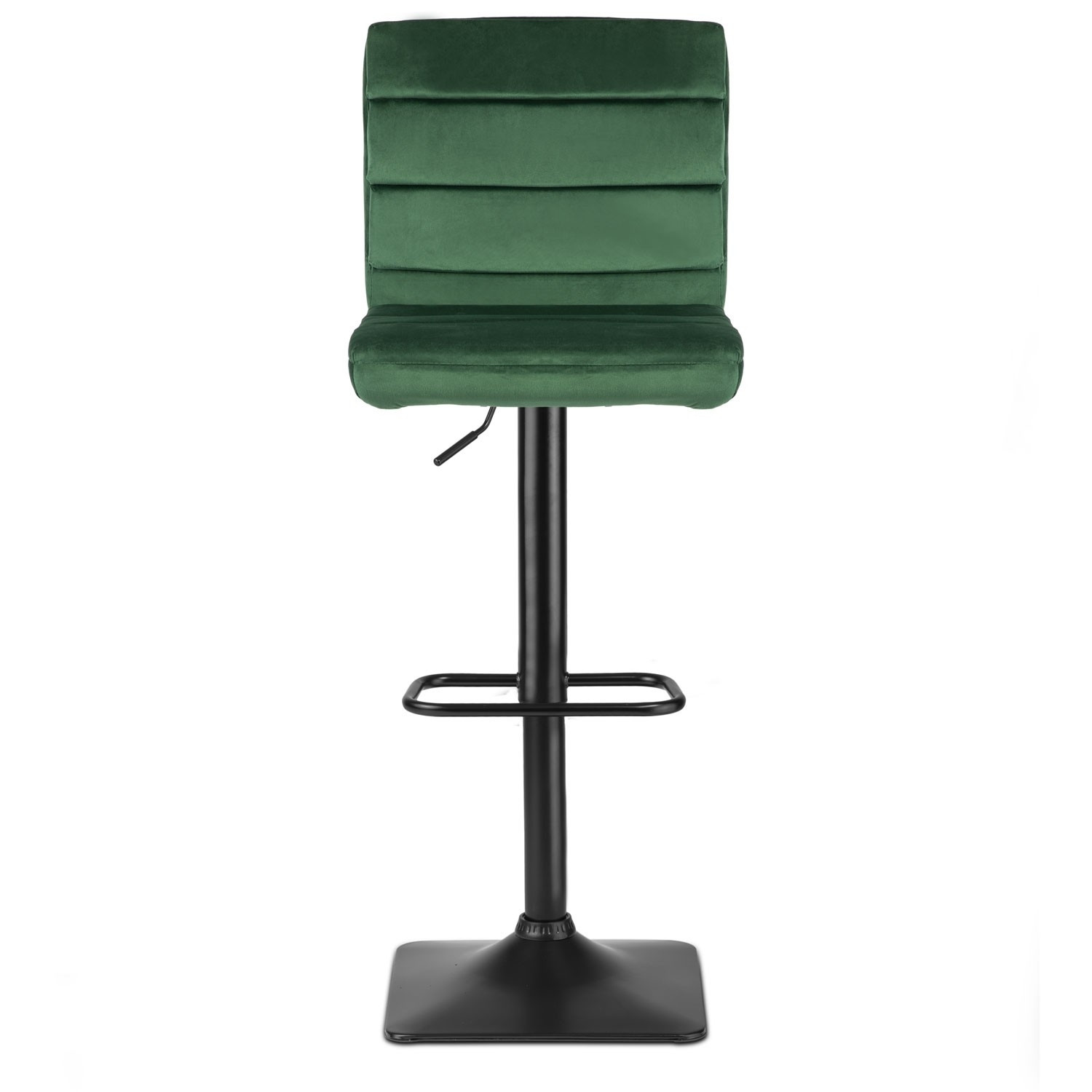 Bar stool with backrest Drava green