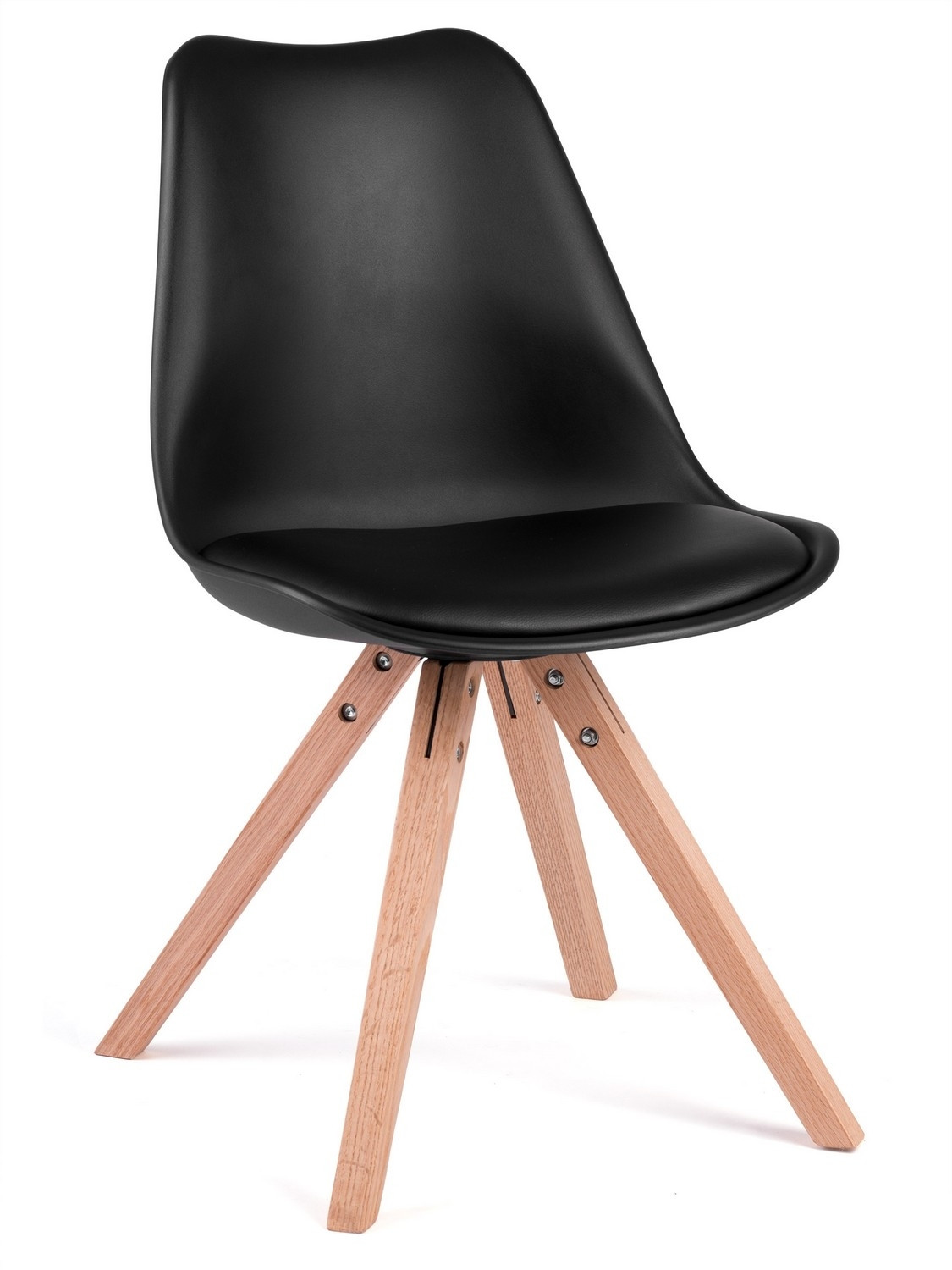 Sedia scandinava moderna Sofotel Verde nera
