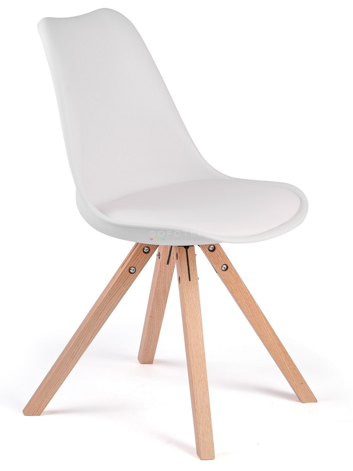 Chaise scandinave moderne Sofotel Verde blanche