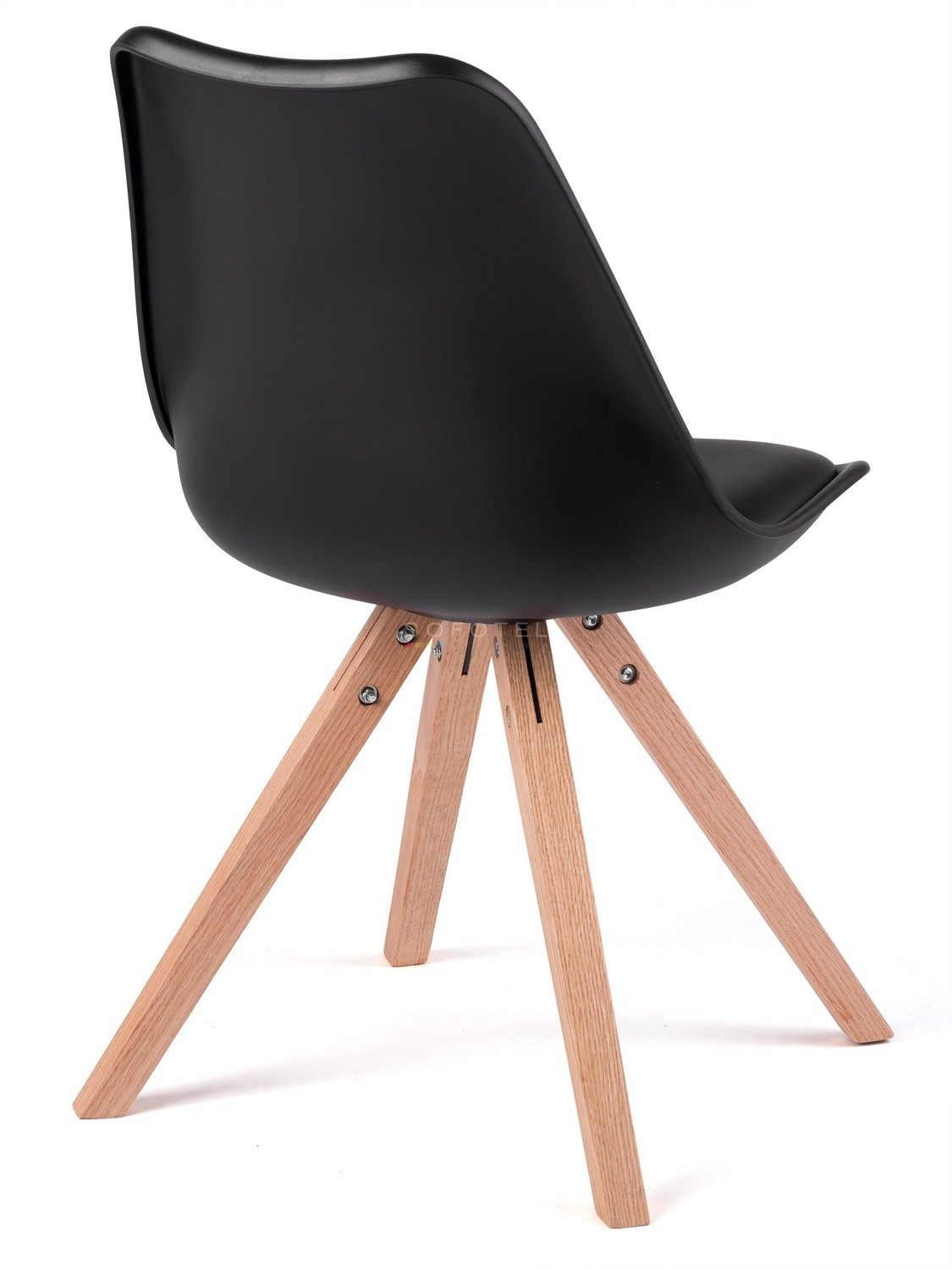Sedia scandinava moderna Sofotel Verde nera