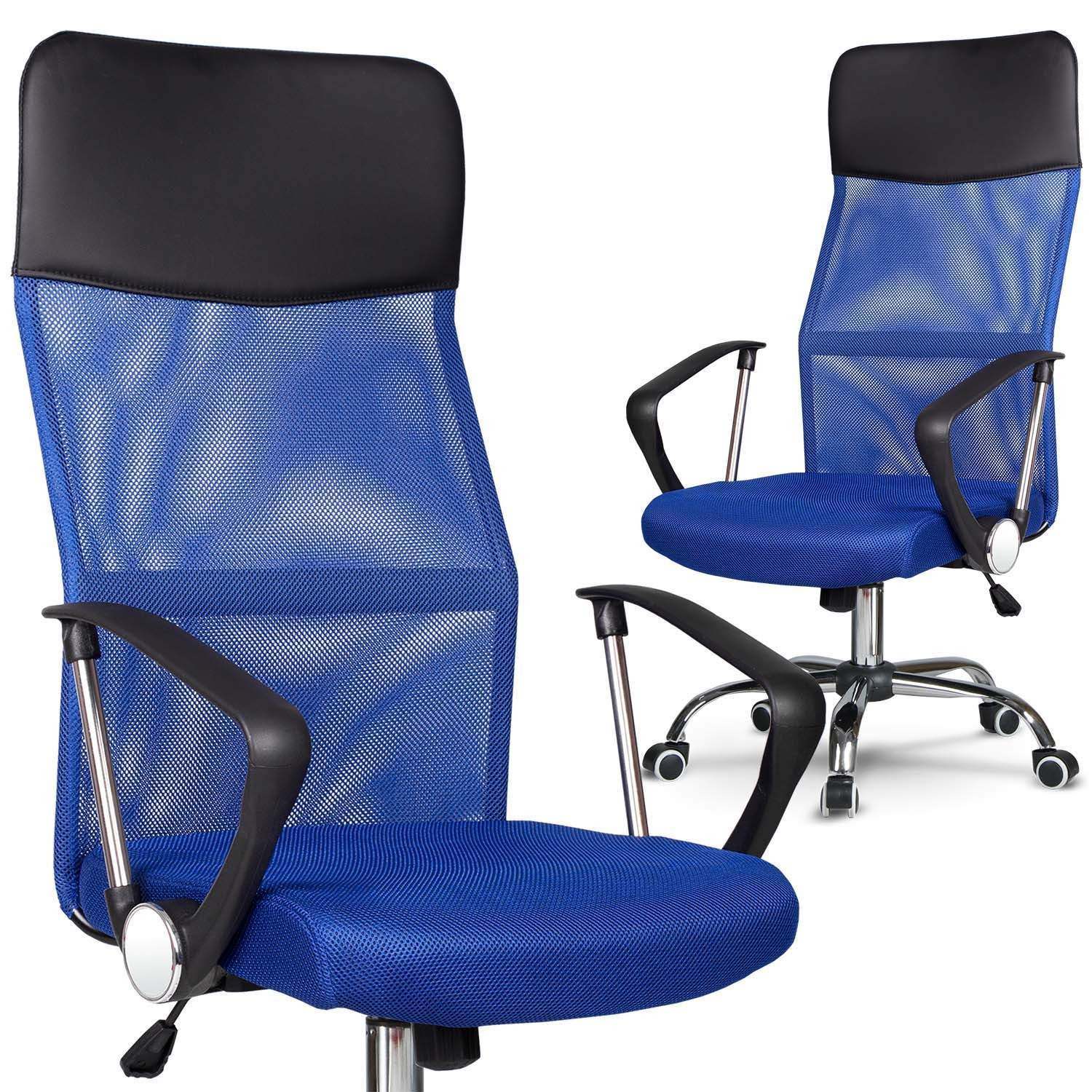 Micro-mesh bureaustoel Sofotel Sydney blauw