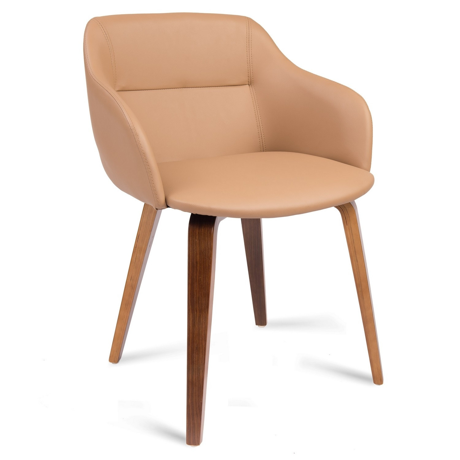 Chaise rembourrée Sofotel Severa marron clair