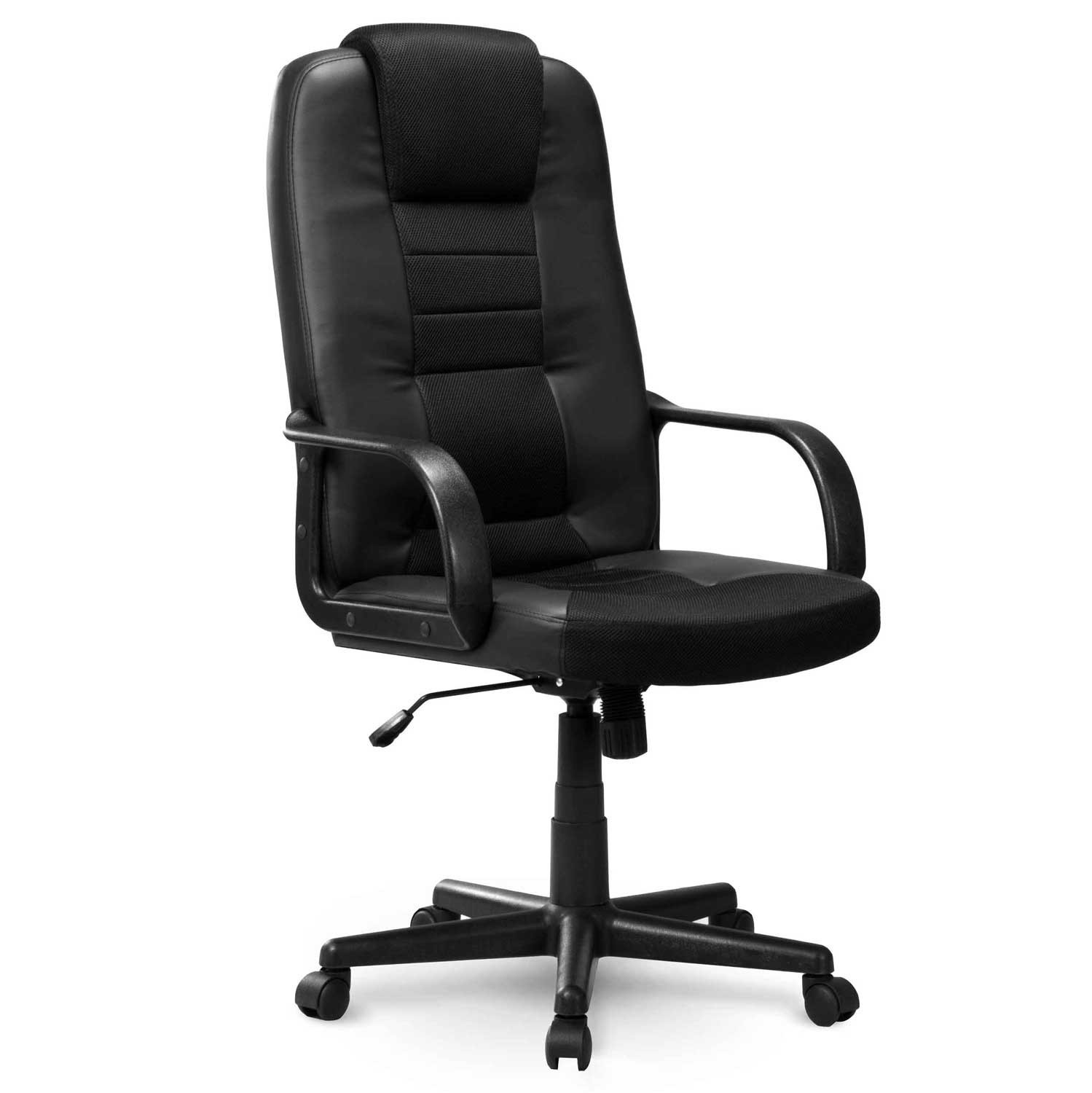 Micro-Mesh-Ledersessel Sofotel 518B schwarz