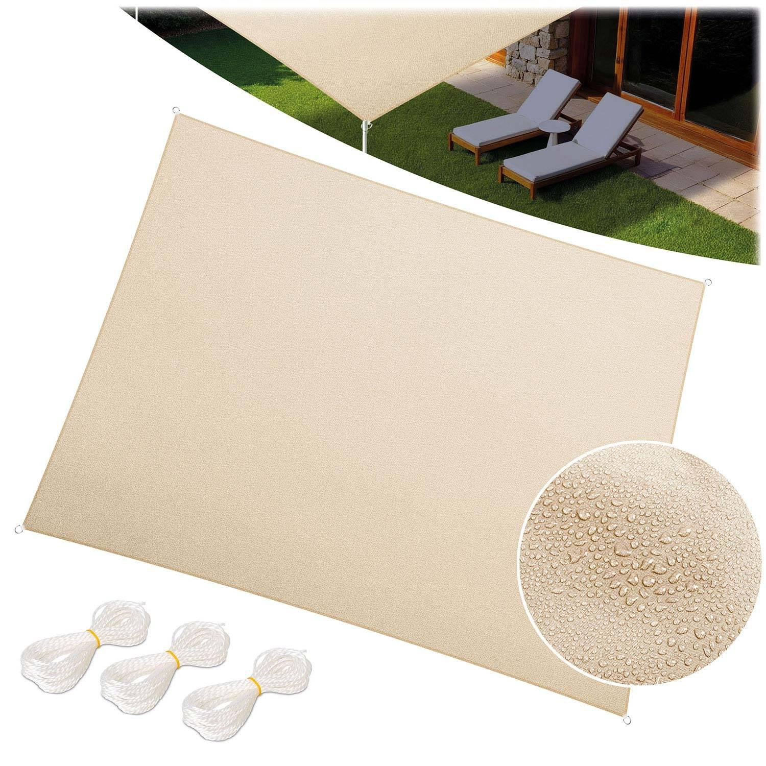Vela parasol rectangular 3x4m Plonos PL-885 beige