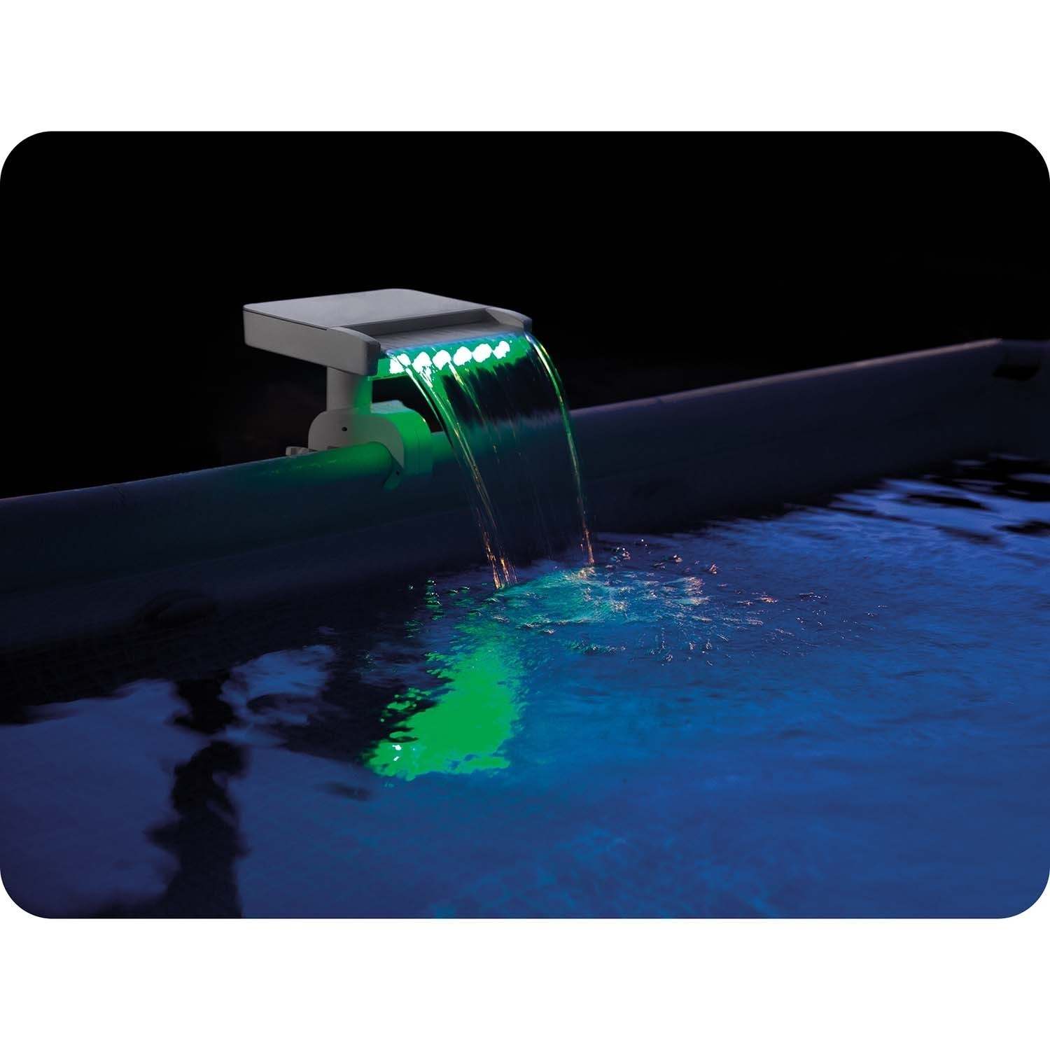 Cascade de piscine éclairée par LED INTEX 28090