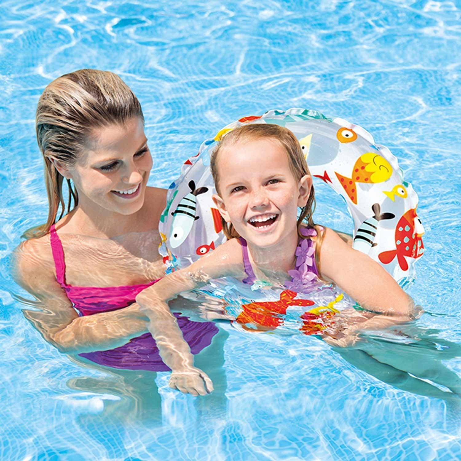 Swimming ring three patterns 51 cm INTEX 59230 pineapple