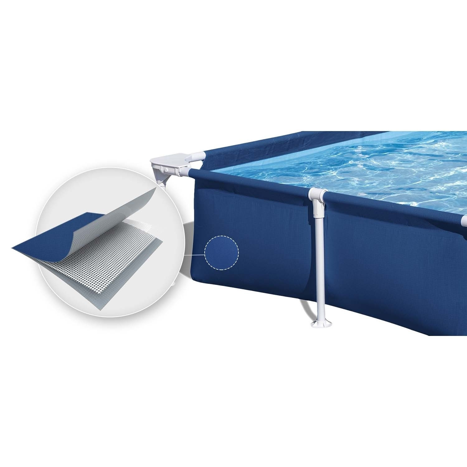 Rectangular frame pool 221x150x43 cm Bestway 56401N