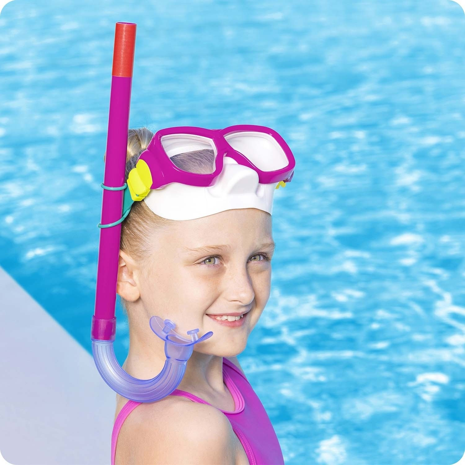Set de buceo Bestway 24035 rosa