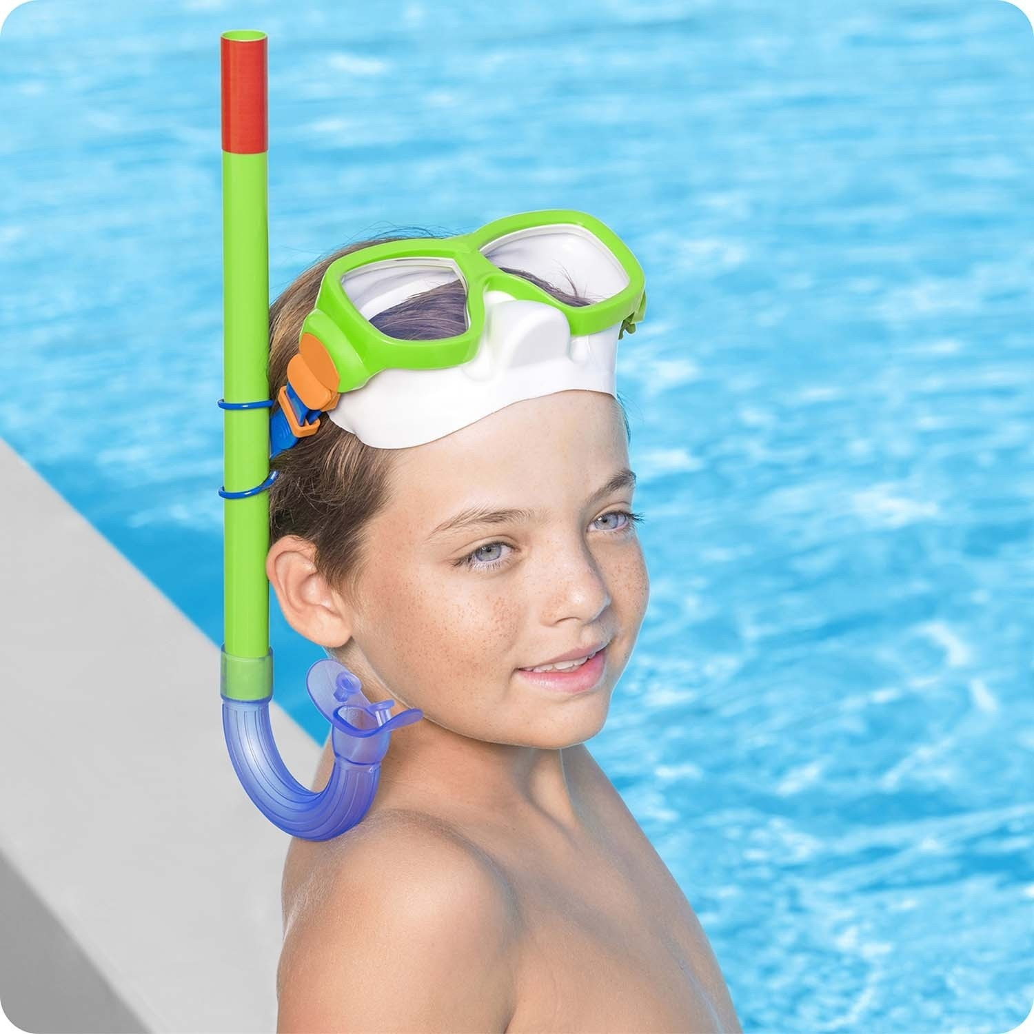 Ensemble de plongée vert Bestway 24035