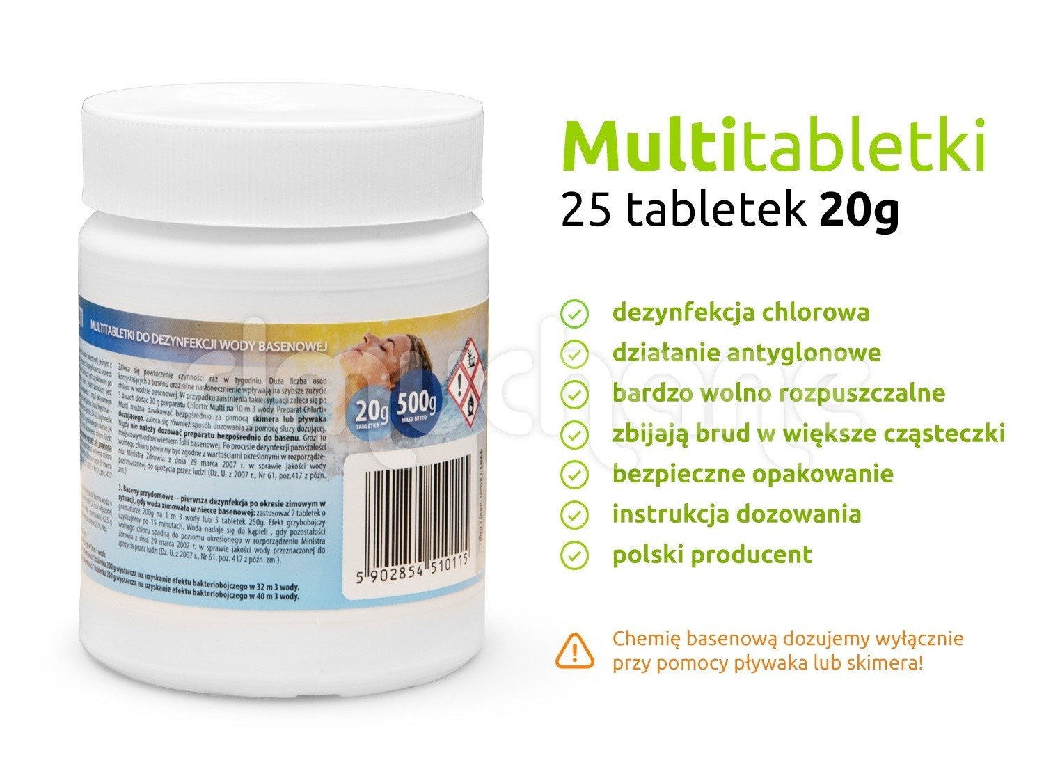 Comprimés Multifonctions 25 x 20g - 0,5 kg