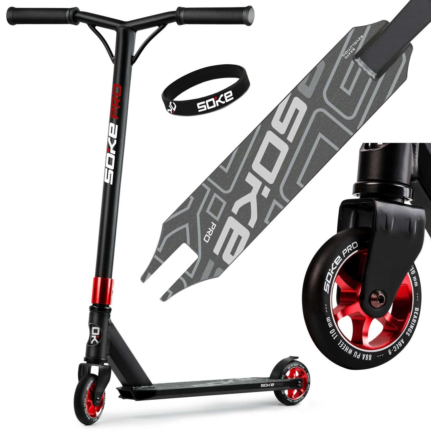 Monopattino SOKE PRO Rosso