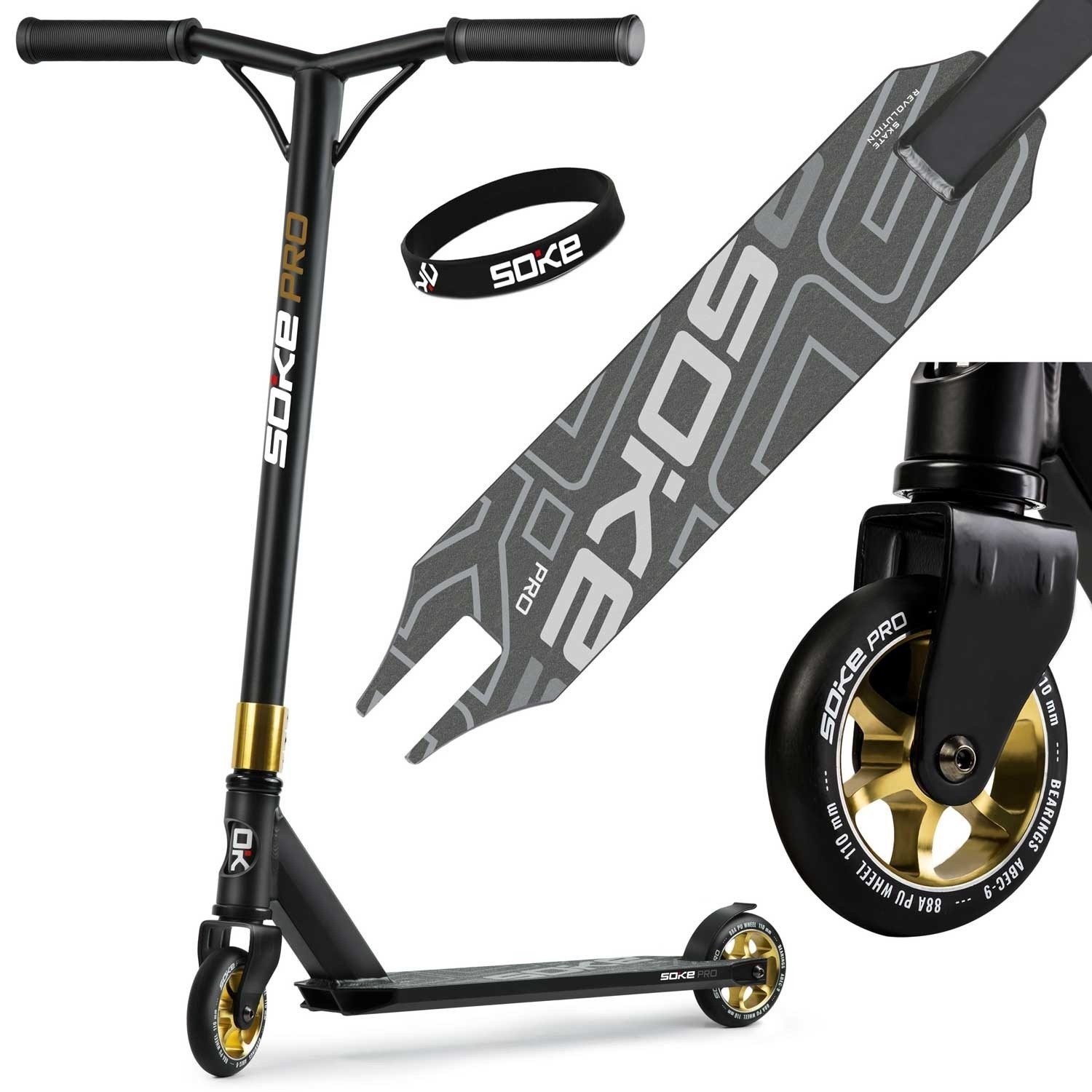 Scooter Dourada SOKE PRO