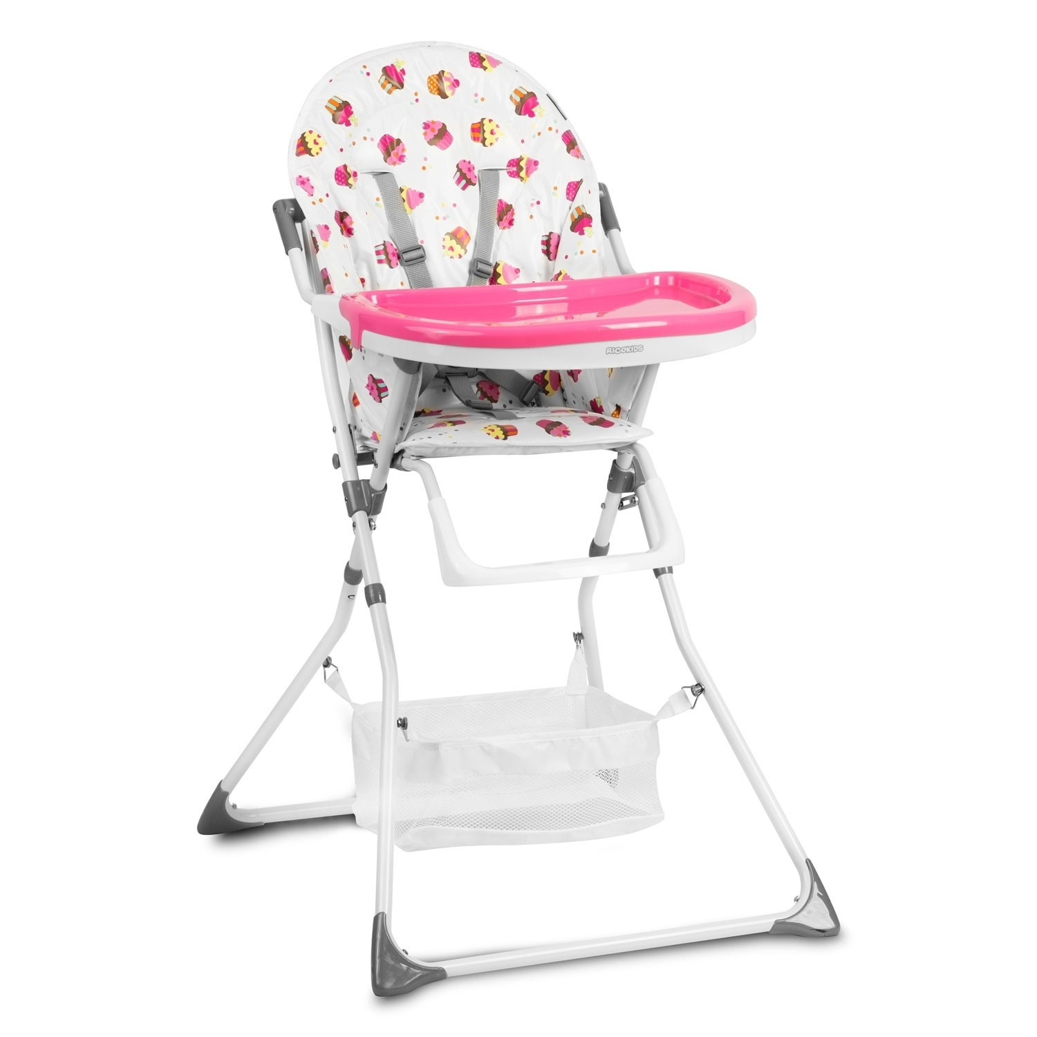 Esszimmerstuhl Eldo weiß/rosa